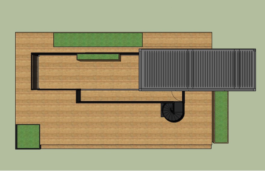 pop-up shipping container restaurant design